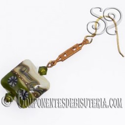 Kit de Pendientes con Cristal Italiano