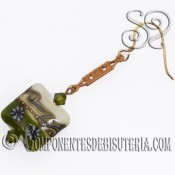 Kit de Pendientes con Cristal Italiano