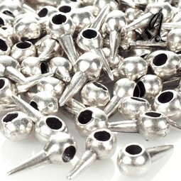 COLGANTE PINCHO ZAMAK DE 15MM PLATA ANTIGUA X 10 UDS