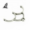 CYMBAL TERMINAL SKALOTTI  III PARA DELICAS 11/0 PLATA ANTIGUA